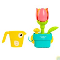 Набор игрушек для ванны Baby Team Очаровательный цветок, розовый 9031