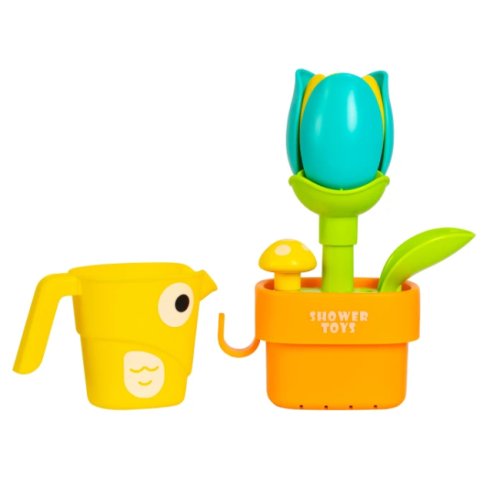Набор игрушек для ванны Baby Team Очаровательный цветок, голубой 9031