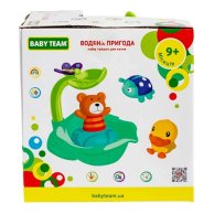 Набор игрушек для ванны Baby Team Водяное приключение Мишка, утка, букашка 9036