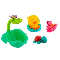 Набор игрушек для ванны Baby Team Водяное приключение Утка, бабочка, черепашка 9036