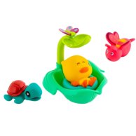 Набор игрушек для ванны Baby Team Водяное приключение Утка, бабочка, черепашка 9036
