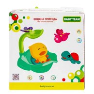 Набор игрушек для ванны Baby Team Водяное приключение Утка, бабочка, черепашка 9036