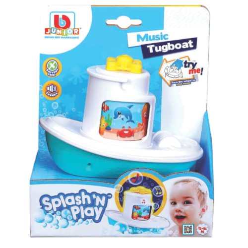 Игрушка для воды Bb Junior Splash 'N Play Музыкальный буксир 16-89024