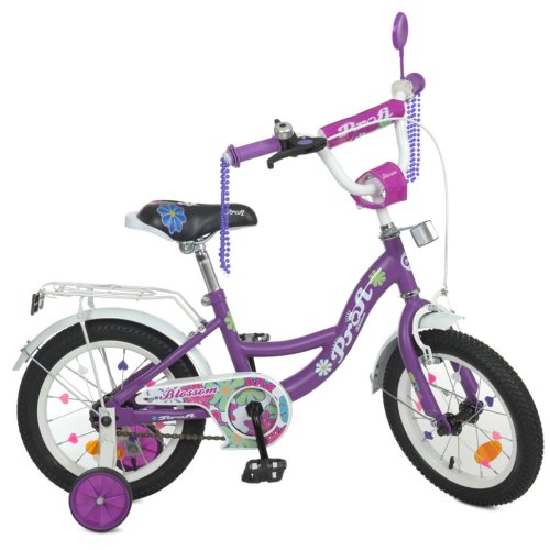 Велосипед детский сиреневый PROFI 14" Y14303N Blossom