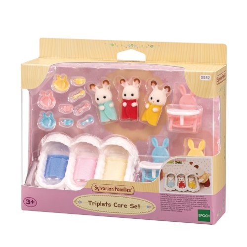 Игровой набор Sylvanian Families Уход за тройнятами 5532