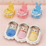 Игровой набор Sylvanian Families Уход за тройнятами 5532