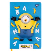 Блокнот-сквиш YES Minions Миньоны А5, 128 листов, линия 151789