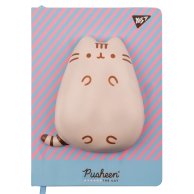 Блокнот-сквиш YES Pusheen А5 128 листов, ячейка+линия 151886