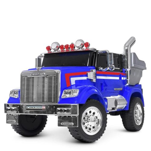 Детский электромобиль Bambi тягач Freightliner Coronado, синий M 4566EBLR-4