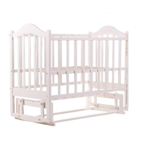 Кровать BabyRoom Дина D201 маятник белая (60818)