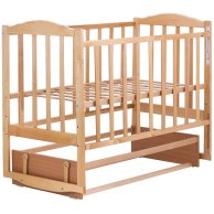 Кровать BabyRoom Зайчонок Z204 маятник лакированная (624576)