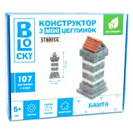 Конструктор Strateg Blocky Башня, 107 деталей 31022