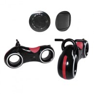 Беговел GS-0020 Black/Red Bluetooth LED-подсветка