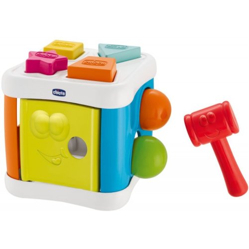 Игрушка-сортер 2 в 1 Chicco Куб 09686.10