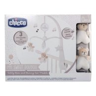 Игрушка-мобиль на кроватку Chicco Медвежонок и зайчонок DouDou 09714.00