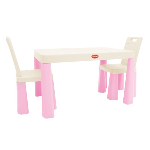 Столик с 2 стульями Doloni Toys розовый 04680/12