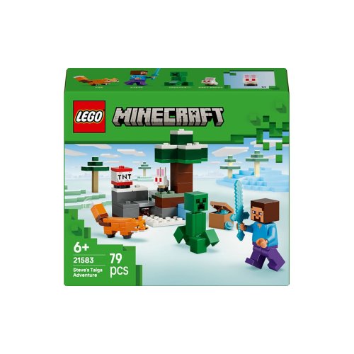 Конструктор Lego Minecraft Приключения Стива в тайге, 179 деталей 21583