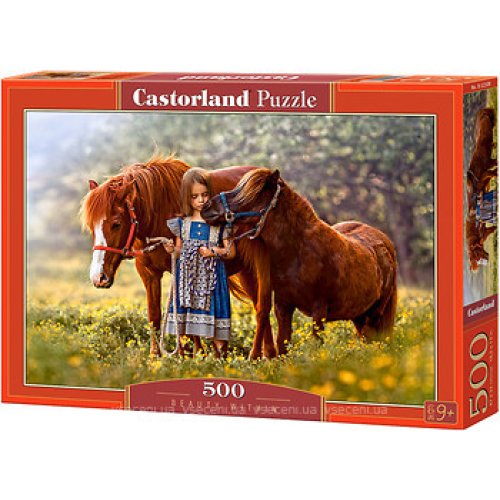 Пазлы Castorland 500 эл. Лошади
