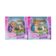 Кукла с собачкой и рюкзаком (BLD233)