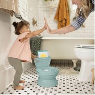 Горшок унитаз детский Ingenuity My Size Potty Pro зеленый 11124.04