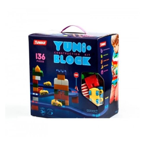 Пластиковый конструктор "YUNI-BLOK" 136 (коробка)