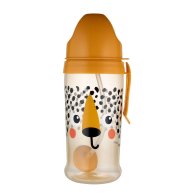 Бидончик непроливайка Canpol Babies с трубочкой и утяжелителем BabiesBoo Гепард 56/510_ora