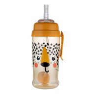 Бидончик непроливайка Canpol Babies с трубочкой и утяжелителем BabiesBoo Гепард 56/510_ora