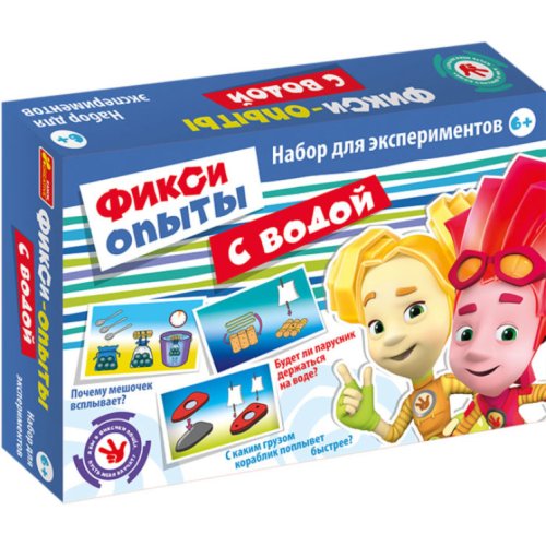 Опыты с водой. Фиксики (рус) (12187005Р)
