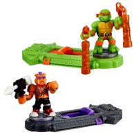 Игровой набор Moose Toys Черепашки-ниндзя Akedo TMNT Микеланджело и Бибоп 123221