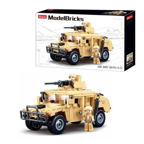 Конструктор Sluban военная машина 265 дет. (M38-B0837)