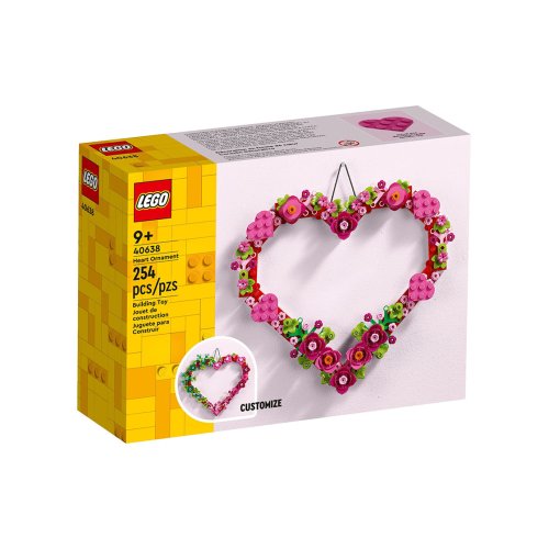 Конструктор Lego Iconic Узор в виде сердца, 254 детали 40638