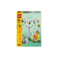 Конструктор Lego Iconic Пасхальный кролик и охота на куриные яйца, 140 деталей 40808