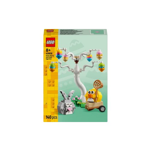 Конструктор Lego Iconic Пасхальный кролик и охота на куриные яйца, 140 деталей 40808