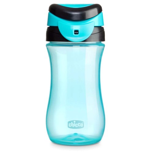 Детская чашка Chicco пластиковая Kids Cup, 350 мл, 2+, голубая 06910.20