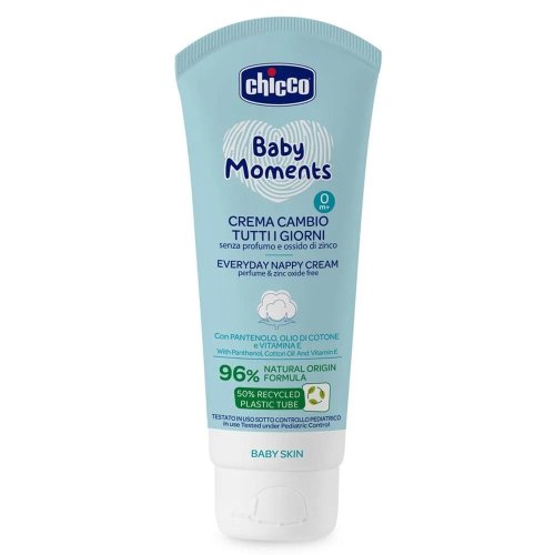 Защитный крем под подгузник Chicco с пантенолом Baby Moments, 100 мл 11641.00
