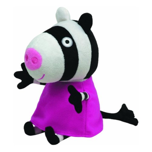 Мягкая игрушка TY Peppa Pig Zoe Zebra, 15 см 46174