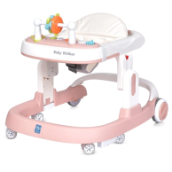 Ходунки Bambi с музыкой и светом, розовые M 5032L-8