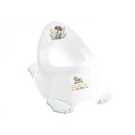 Горшок Tega Baby с музыкой, антискользящий Wild&Free Little Fox white green PO-075-103-LISEK-Z