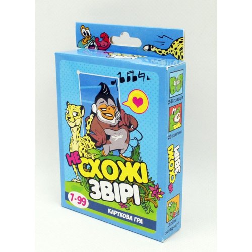 Настольная игра Strateg Непохожие звери, укр 30223