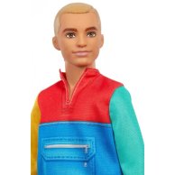 Кукла Кен "Модник" в свитшоте в стиле пэчворк Barbie (GRB88)
