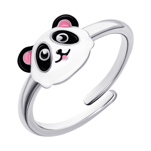 Серебряное кольцо UmaUmi Панда, серебро 925 119582000602
