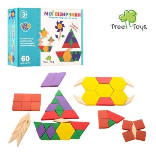 Деревянная игрушка Пазлы MD 0944  60дет.