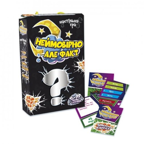 Настольная игра “Неймовiрно але факт” (укр.) (30769)