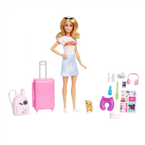 Игровой набор Mattel Barbie Кукла Барби Путешественница HJY18