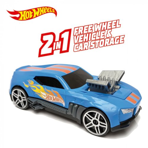 Машинка Mattel Гоночный автомобиль-гараж 2 в 1 Hot Wheels HWCC15