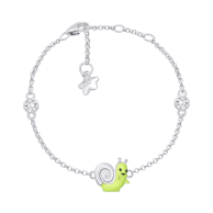 Серебряный браслет на цепочке UmaUmi WOP улитка, серебро 925 419577400606