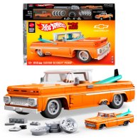 Конструктор Hot Wheels Mattel Brick Shop Elite Машина Custom ’62 Chevy Pickup 858 деталей JFT20