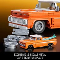 Конструктор Hot Wheels Mattel Brick Shop Elite Машина Custom ’62 Chevy Pickup 858 деталей JFT20