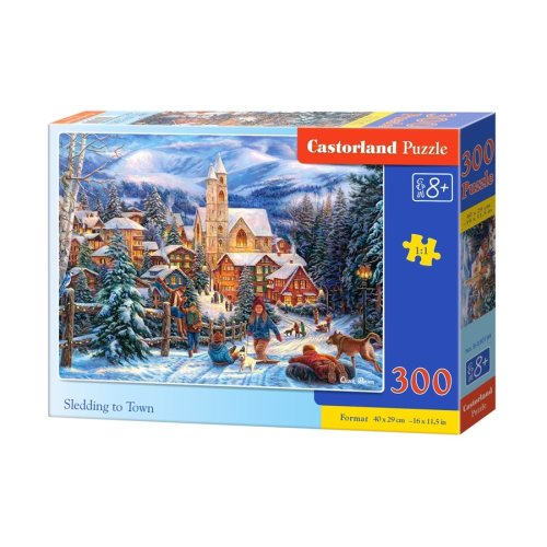 Пазлы Castorland 300 эл. Катание на санях (B-030194)