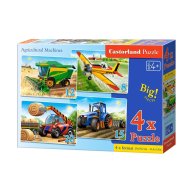 Пазлы Castorland 4х1(8,12,15,20) Транспорт